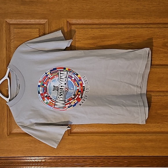 Wrestlemania 2015 sz. S t shirt WWE around the world - Picture 1 of 4